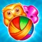 Help our hero Aurora to find all the parts of magical structures on unique Match-3 levels