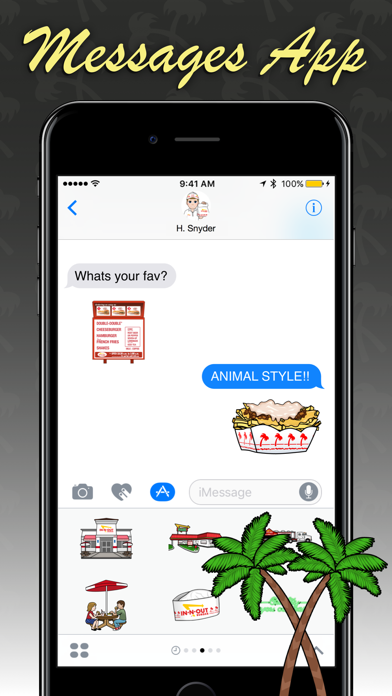 How to cancel & delete In-N-Out Emoji from iphone & ipad 4