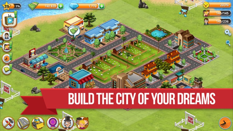 Village City Island Simulation