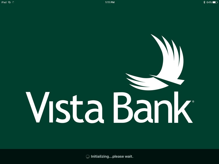 Vista Bank Treasury for iPad