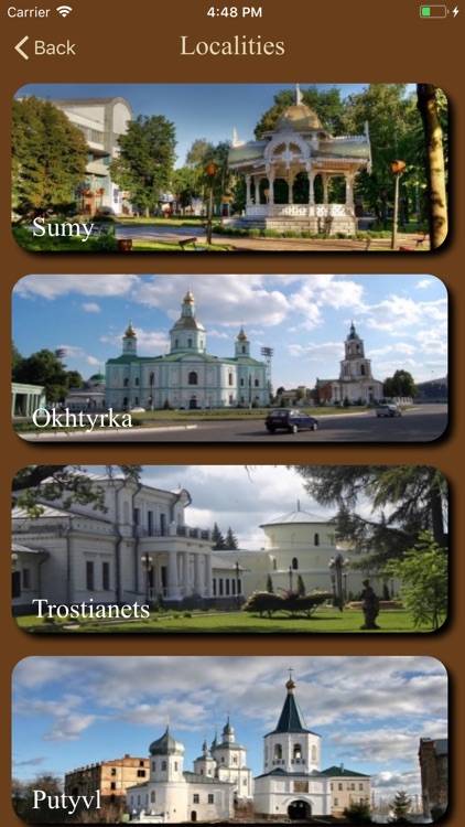 Tourist guide to Sumy Region