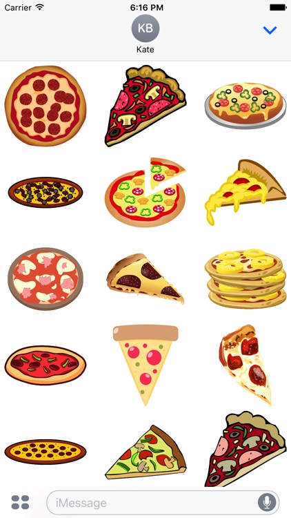 Pizza Party Stickers