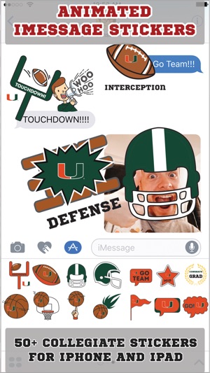 Miami Hurricanes Stickers Anim(圖1)-速報App