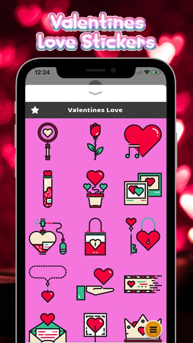 Valentines Love Emoji screenshot 3