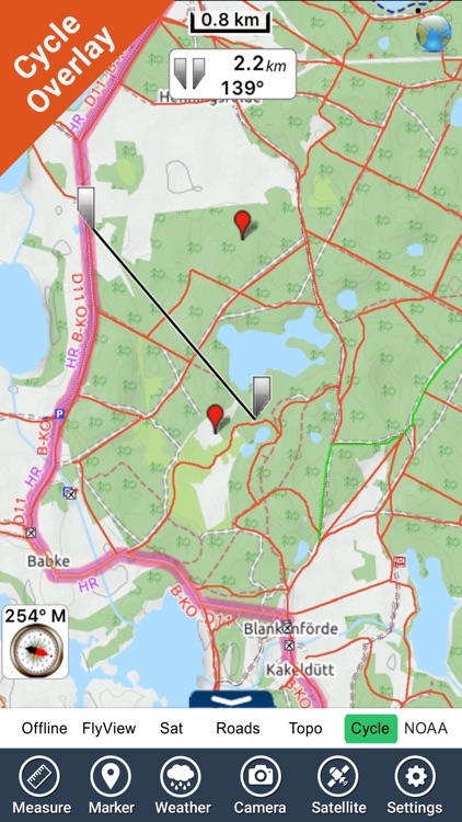 Muritz National Park - GPS Map Navigator