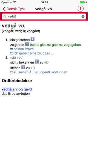 Gyldendal's German Danish Dictionary - Large(圖3)-速報App