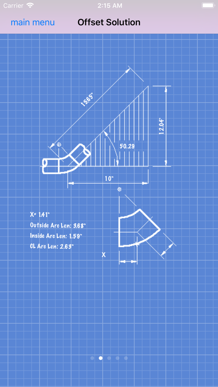 Piping Offset Calculator