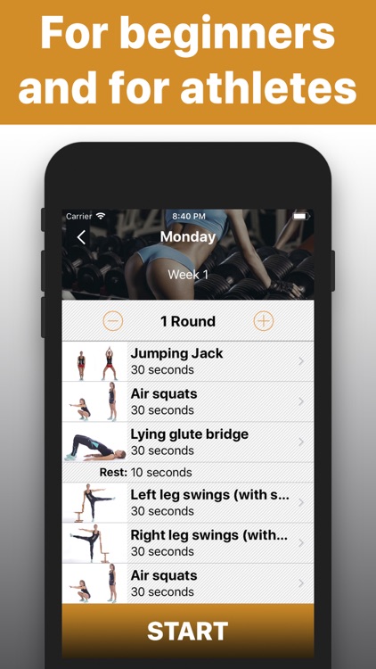 Butt workout - trainer for leg screenshot-3