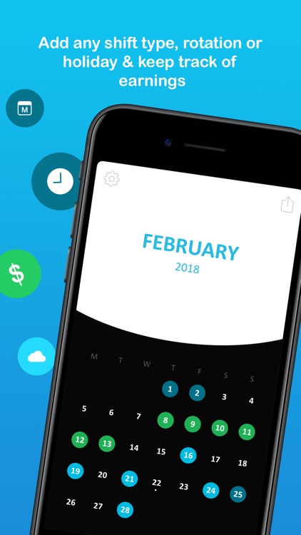 Shifty - Shift Worker Calendar screenshot-0
