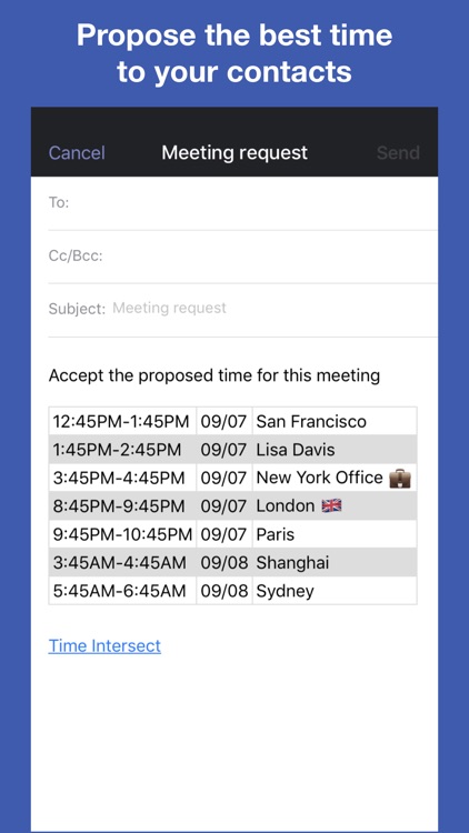 Time Intersect - World Time screenshot-4