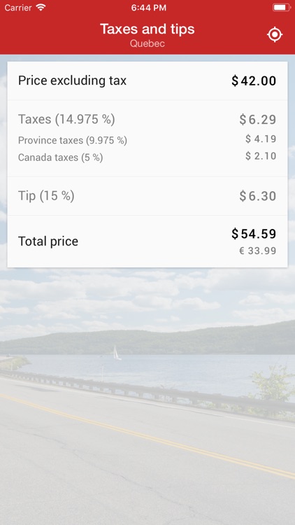 Taxes and tips in Canada