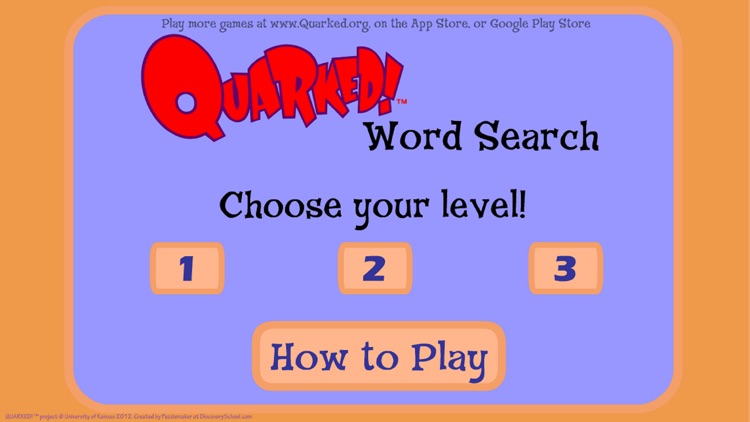 Quarked! Word Search