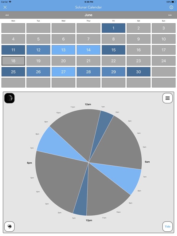 Best Fishing Times Calendar App Drops Screenshot 1 For Best Fishing Times Calendar