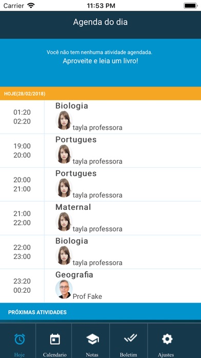 Oraculum Escolar screenshot 2