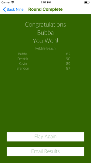 Bubba's Golf Scorecard(圖6)-速報App