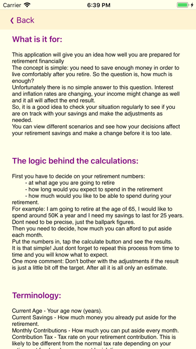 How to cancel & delete Retirement Calculator from iphone & ipad 4