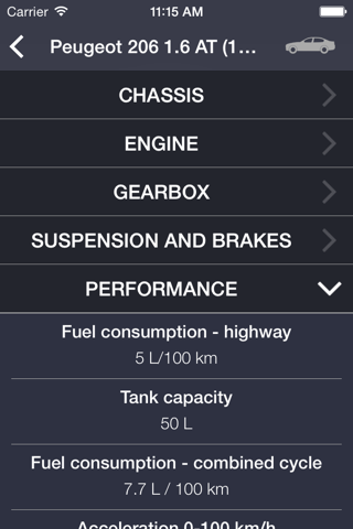 TechApp for Peugeot - náhled