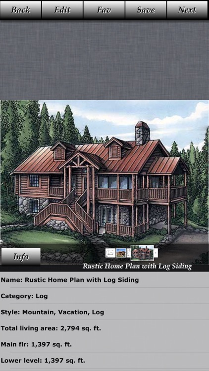 Log House Design - House Plans