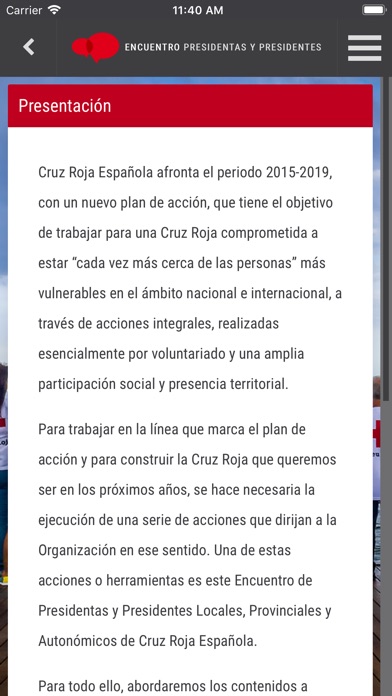 Cruz Roja Encuentro screenshot 4