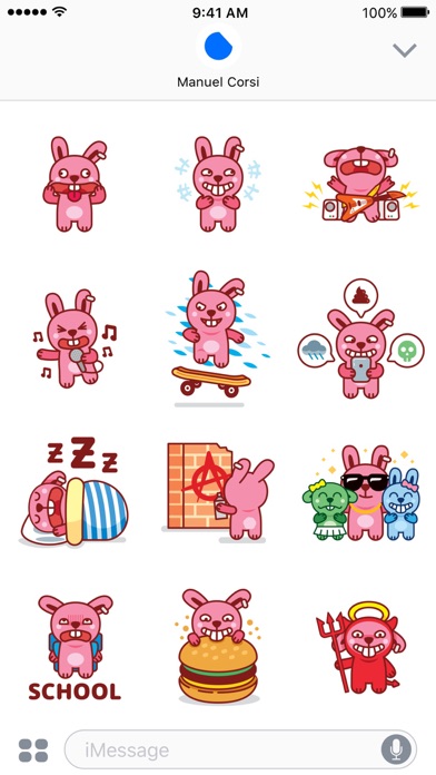 Brat Bunny Stickers screenshot 2