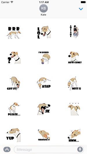 Whippet Dog - DogSport Sticker(圖2)-速報App