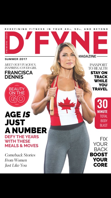 D'FYNE Fitness Magazine screenshot 3
