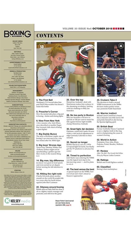 Boxing Monthly Magazine