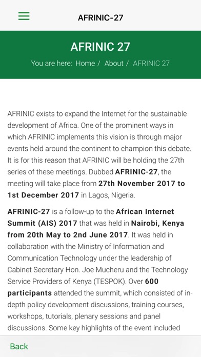 AFRINIC Meetings screenshot 3