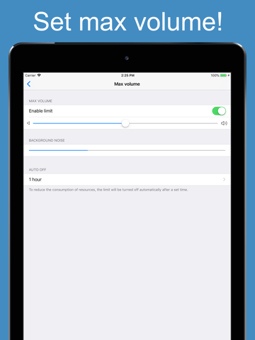 Volume Limit Control - náhled
