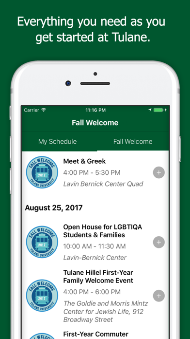 How to cancel & delete Tulane University Fall Welcome from iphone & ipad 1