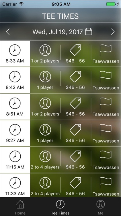 Tsawwassen Springs Tee Times