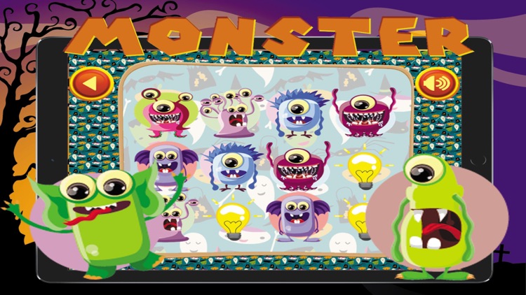 Halloween Monster Cards Matching screenshot-3