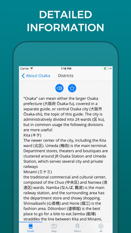 Osaka Travel Guide with Offline Street Map screenshot-3