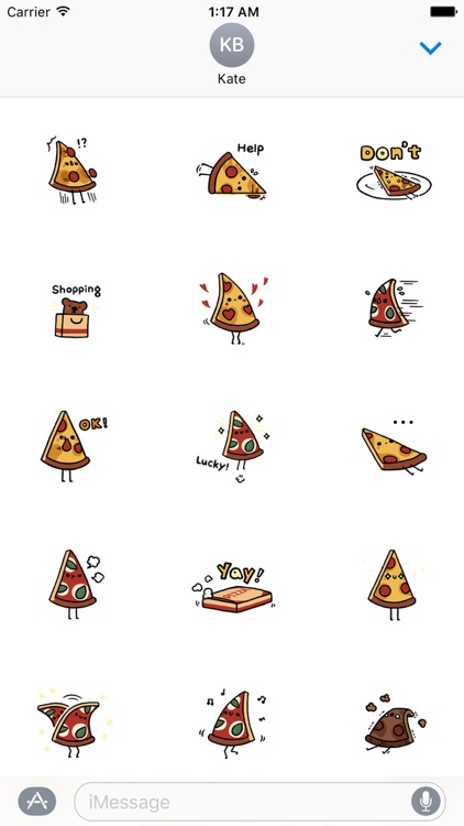 Pizza Emoji Sticker Packs