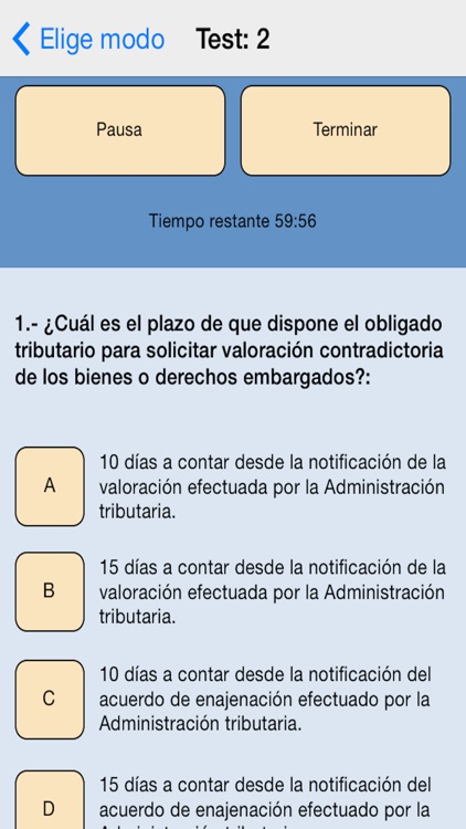 TestOpos Agentes de la Hacienda Pública screenshot-4