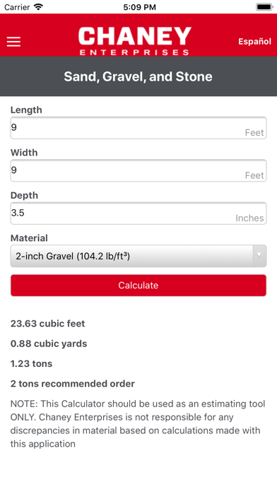 How to cancel & delete Concrete and Agg Calculator from iphone & ipad 3