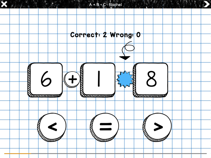 Tiny Human Math Compare Lite