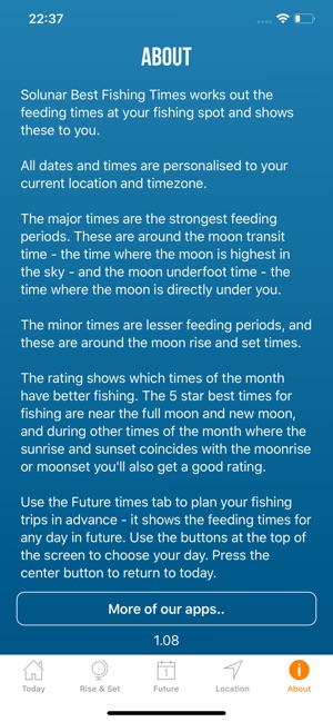 Solunar Best Fishing Times(圖5)-速報App