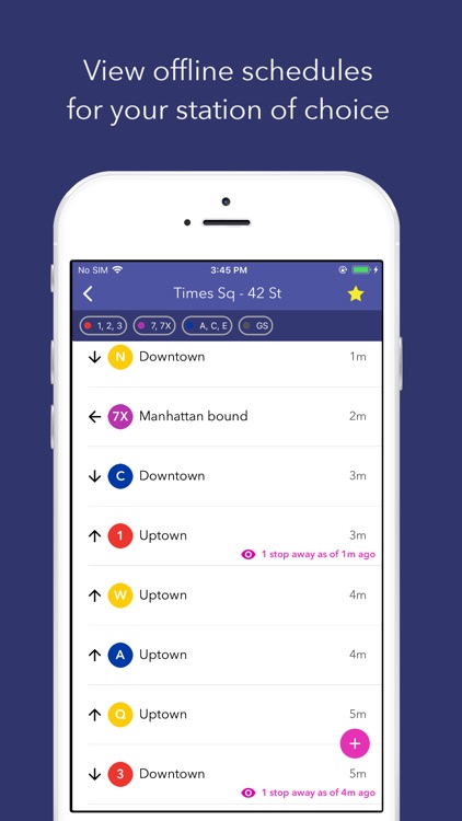SUBWAY:NYC - Map + Train Times