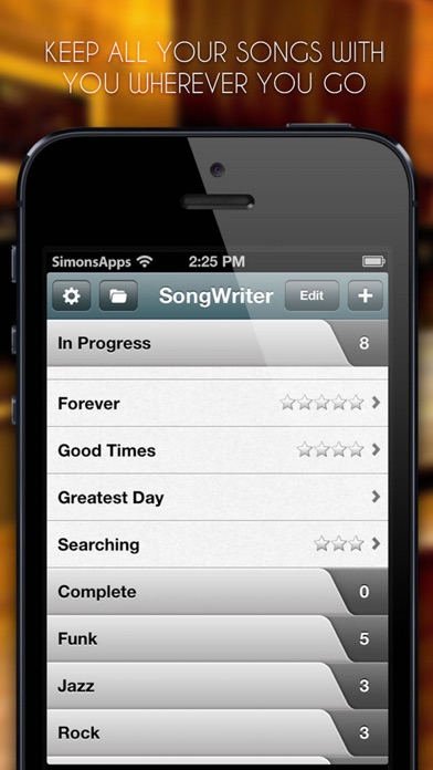 How to cancel & delete Song-Writer Lite: Write Lyrics from iphone & ipad 1