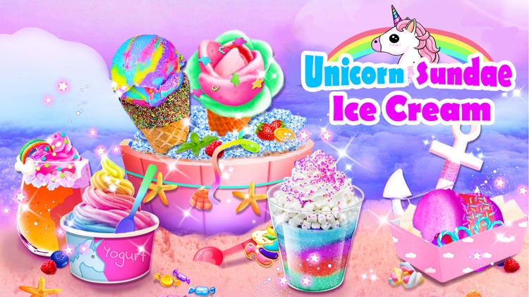 Unicorn Ice Cream Sundae screenshot-0