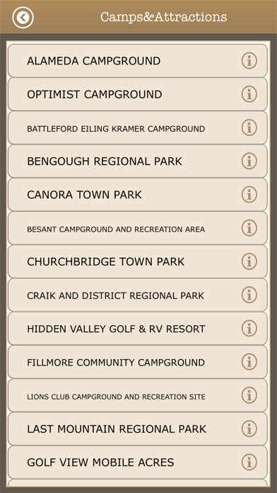 Saskatchewan Camping Guide screenshot 3