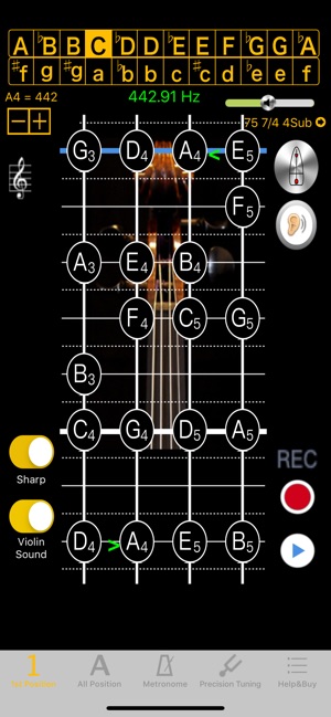 小提琴調音器-音准練習伴侶(圖5)-速報App