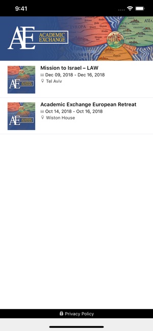 Academic Exchange Events