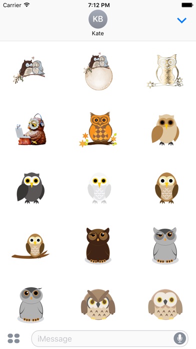 owl Cute sticker screenshot 2