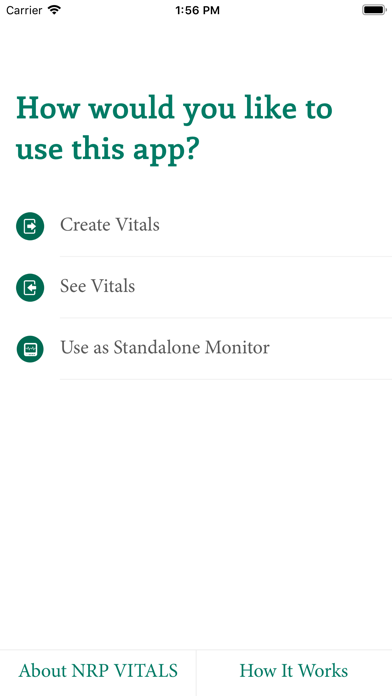 NRP VITALS screenshot 2