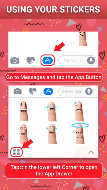 Finger Smiley Animated Sticker