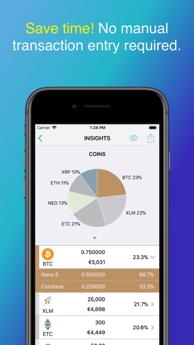 Crypto Lenz Coin Asset Tracker screenshot 2