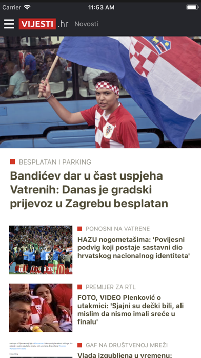 Vijesti.hr screenshot 2