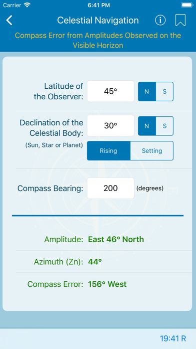 Nautical Calculator Screenshot 1